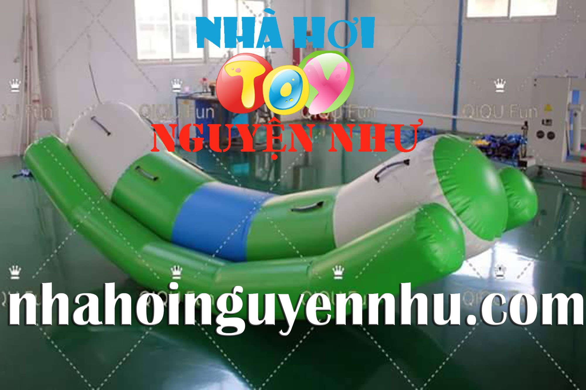 Đồ chơi bơm hơi - Bập bênh đơn bơm hơi dưới nước 003
